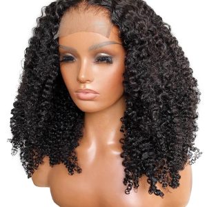 Virgin Hair 18" 5x5 hd deep curly wig