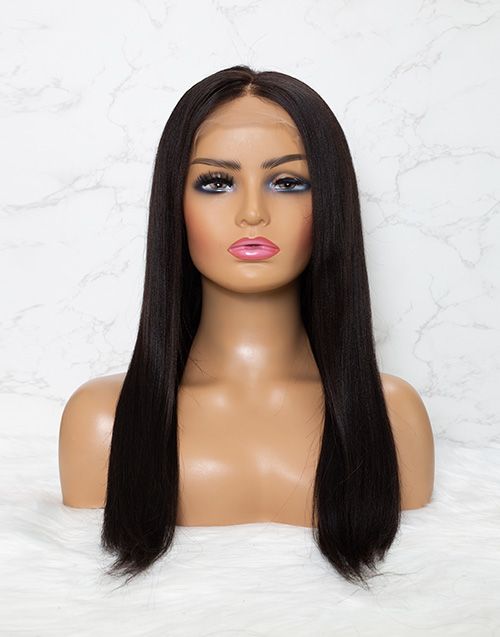 Virgin Hair 18″ 13X4 Lace HD Straight Wig