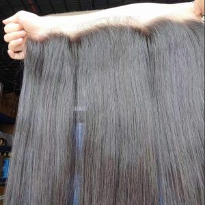 Raw Virgin Hair Straight 360 Lace Frontal 12"