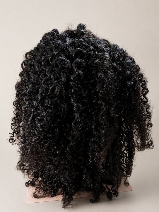Jerry Curly Wig Virgin Hair 18inch 5x5 HD lace
