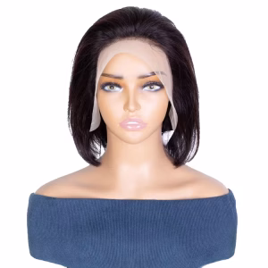 12" 13x4 lace wig straight mink Hair
