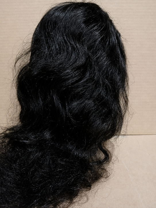 Mink hair 20″, 4×4 transparent lace, loose wave wig - Image 3