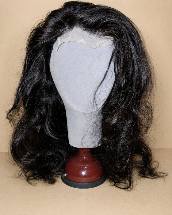 Mink hair 20″, 4×4 transparent lace, loose wave wig - Image 2