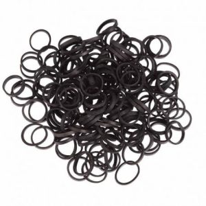 Black small rubber band 300