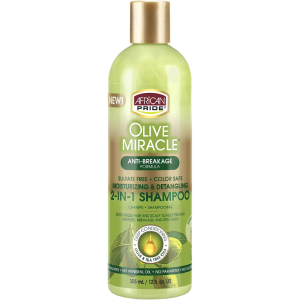 AFRICAN PRIDE OLIVE MIRACLE Moisturizing and Detangling Shampoo