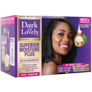 DARK AND LOVELY No lye Relaxer Kit