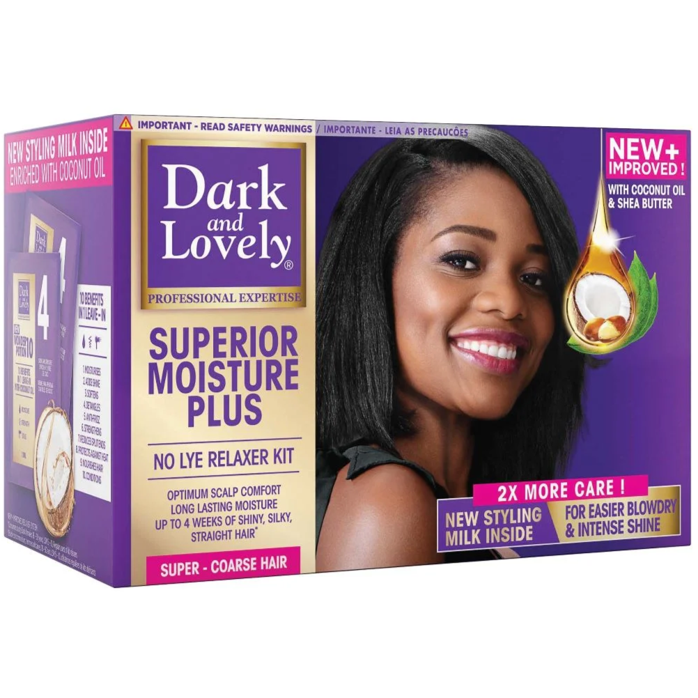 DARK AND LOVELY No lye Relaxer Kit