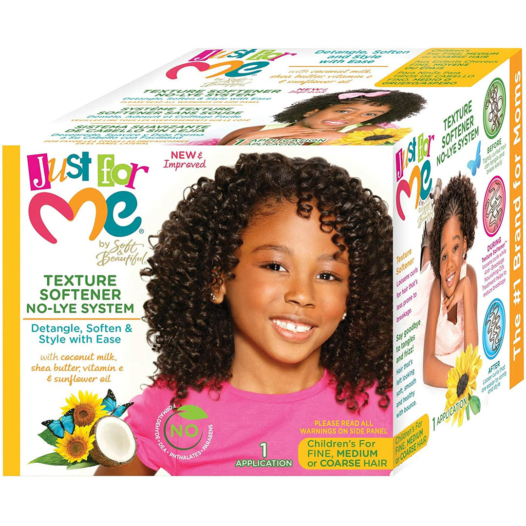 JUST FOR ME Texture Softener No-Lye system