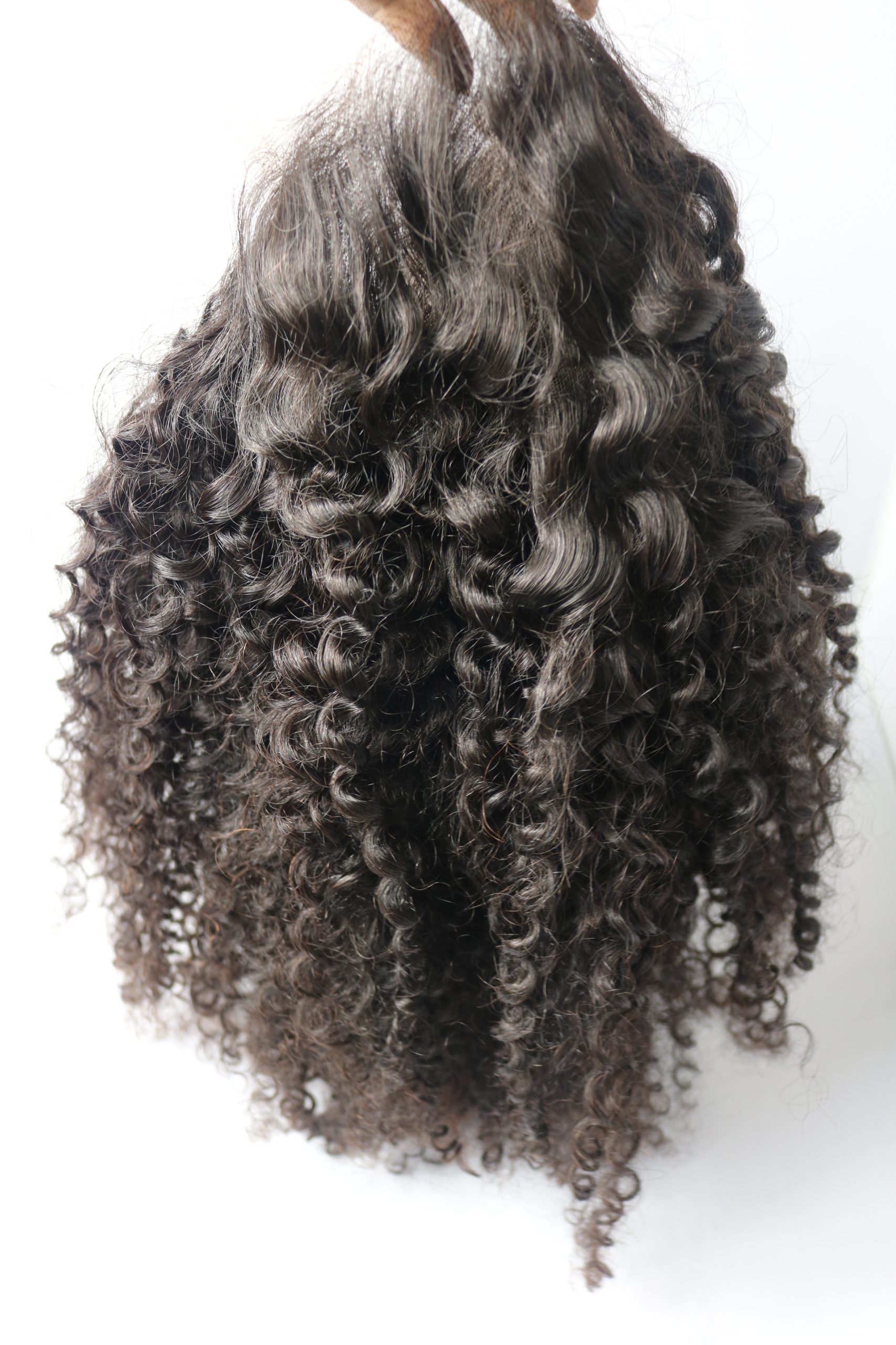 VIRGIN HAIR 18" 4x4 HD JERRY CURLY WIG"