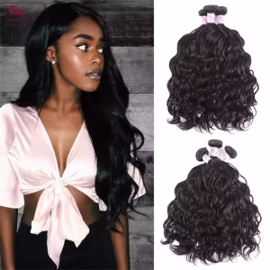 Raw Indian temple Hair Weave Body Wave 16" 16" 16"