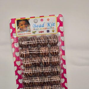 Painted wooden beads