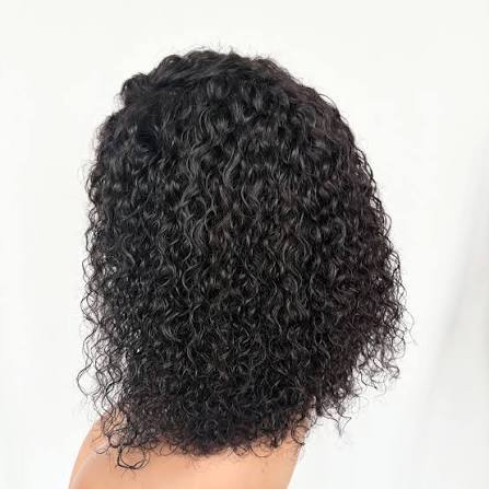 Virgin Hair Glueless Lace Curly wig