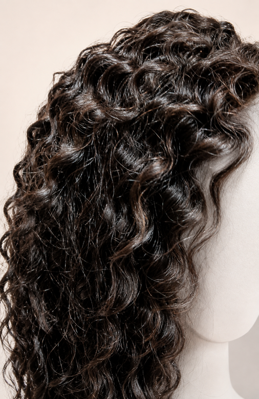 Virgin Hair Glueless Lace Curly wig - Image 4