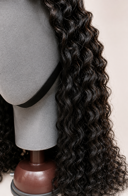 Virgin Hair Glueless Lace Curly wig - Image 2