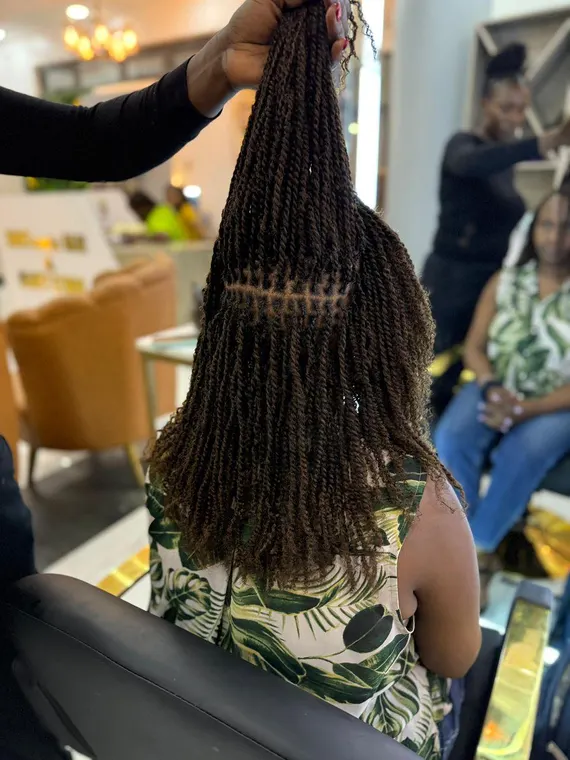 Afro Kinky human hair Bulk